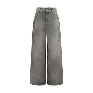 Golden Goose Gray Cotton Jeans Women's Denim